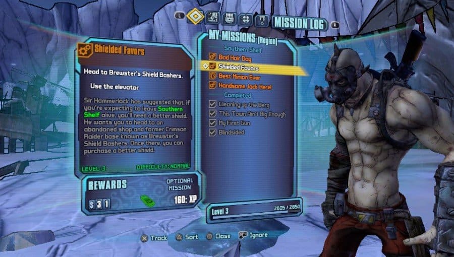 Borderlands 2 Vita Game Play Screenshot 1