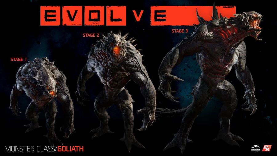 The Evolution Of Goliath In Evolve