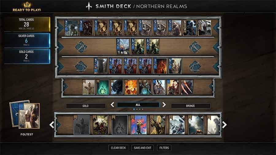 Gwent Deck Building