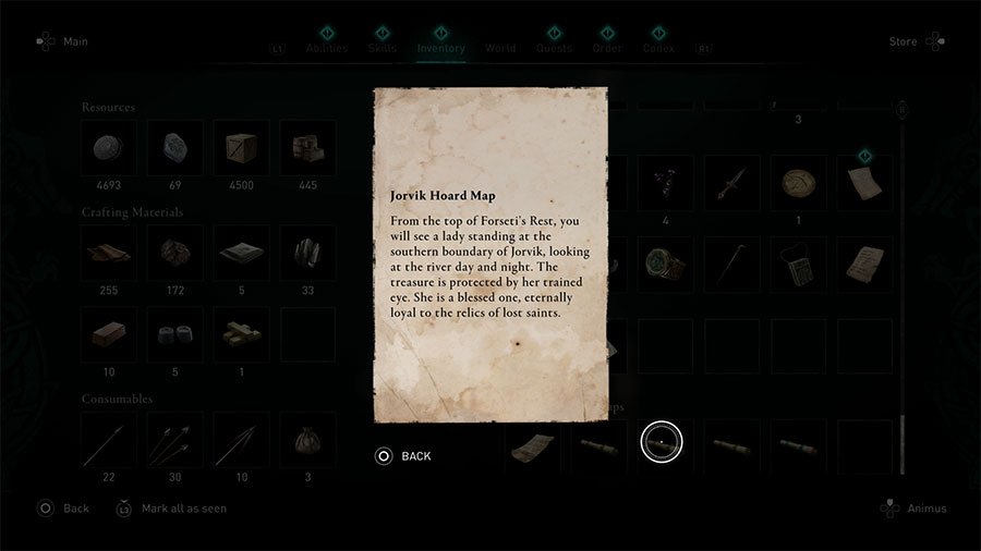 Jorvik Treasure Hoard Map Clue