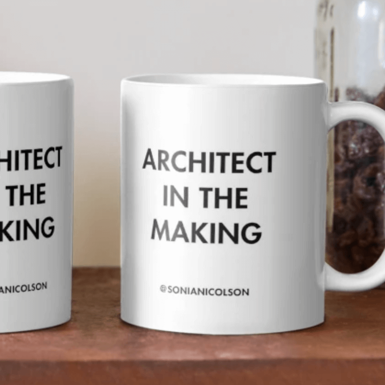 Architect in the making mug