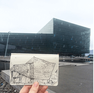 HARPA | Harpa Concert Hall, Reykjavik, Iceland | Icelandic Architecture | Icelandic Print | Made In Iceland